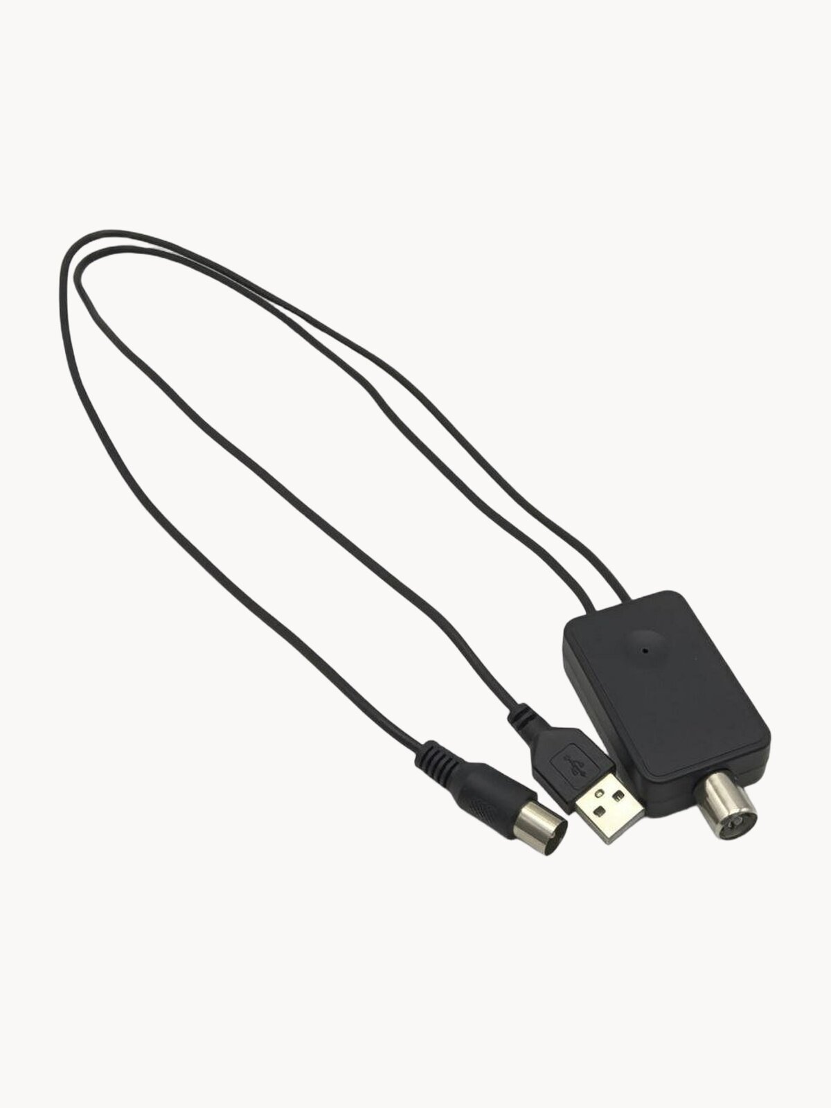 Антенный усилитель универсальный TV 25 дБ с USB питанием для цифрового ТВ (VHF/UHF)