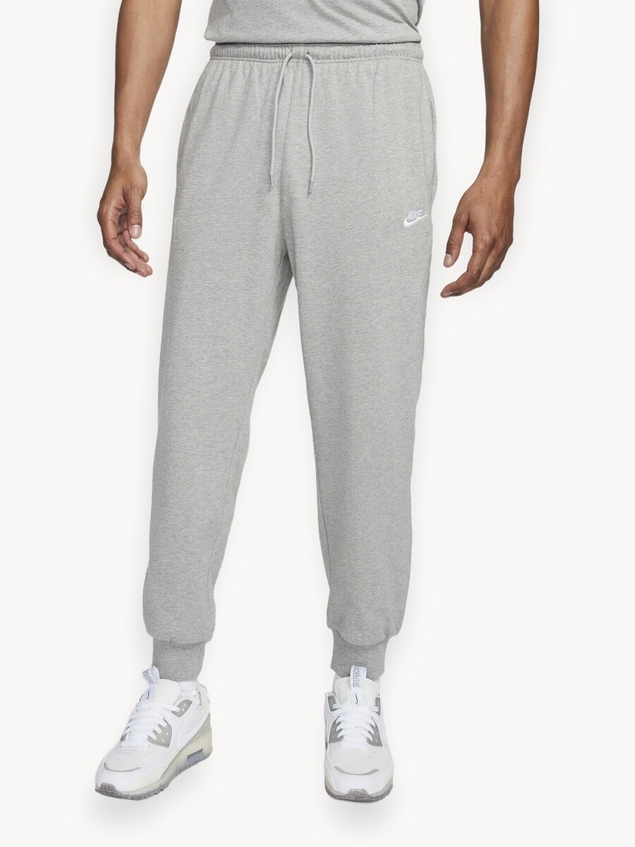 Брюки джоггеры NIKE Club Knit, размер M INT, серый