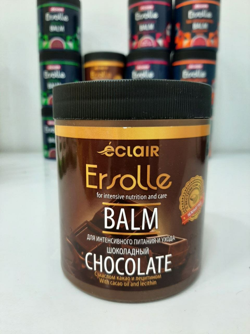 Бальзам для волос Eclair Ersolle "Сhocolate", питает волосы, аромат 500мл