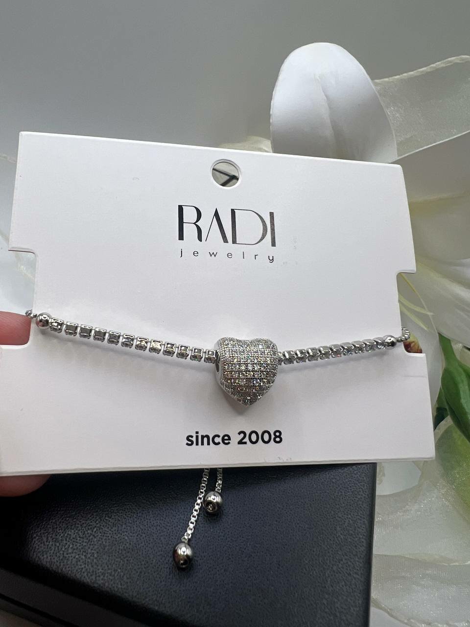 Браслет , серебристый — фото 1