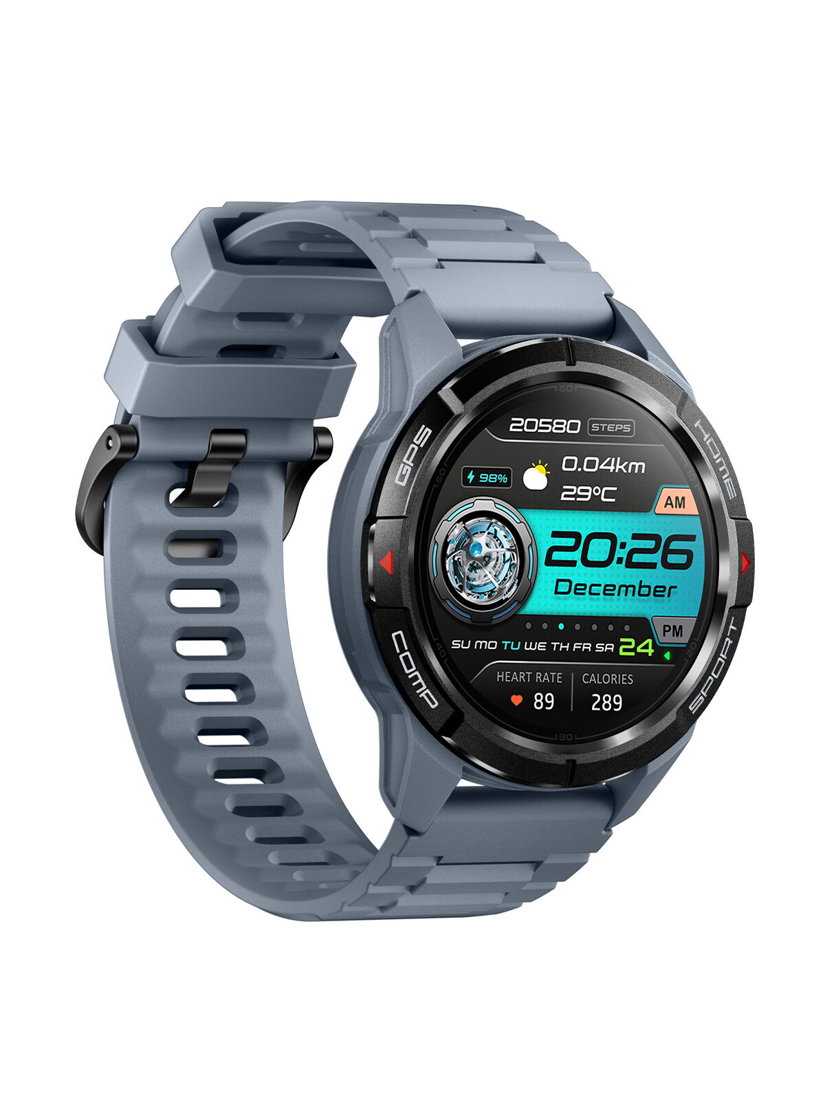 Умные часы Mibro Watch GS Active, AMOLED 1.32, 466×466, GPS, Bluetooth 5.3, 5ATM, 400 мА·ч — фото 1