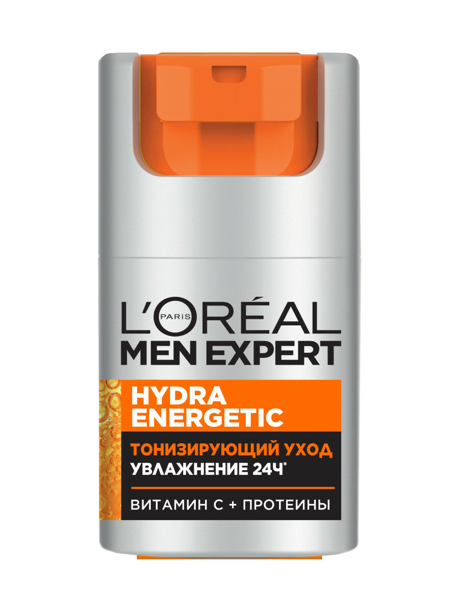 L'Oreal Paris Men Expert Увлажняющий уход для лица "Гидра Энергетик" против признаков усталости, 50 мл