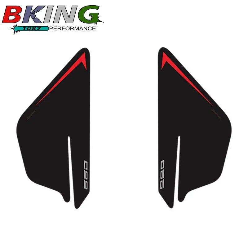 Наклейки на бак для VOGE RR660S BlackRed-2PCS