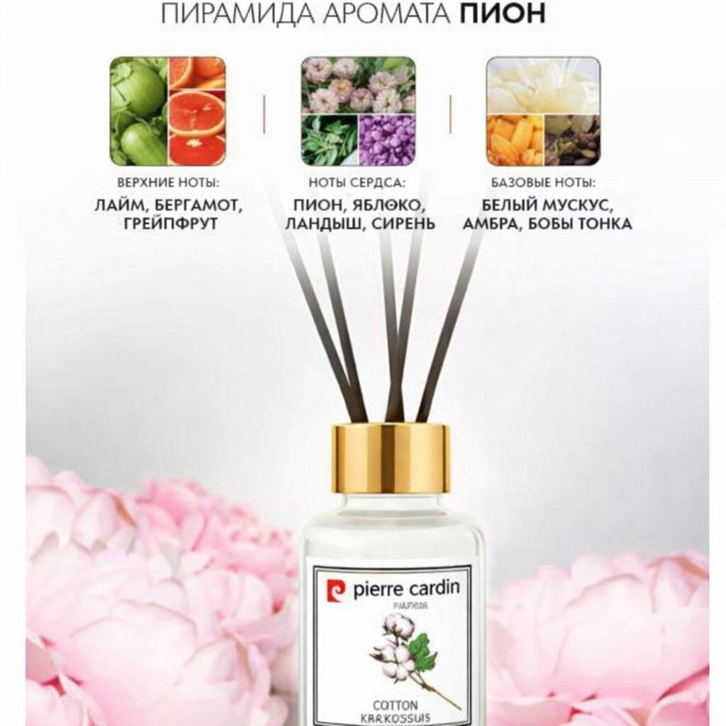 Аромадиффузор Pierre Cardin – Ароматизаторы для дома, 110 мл — фото 1