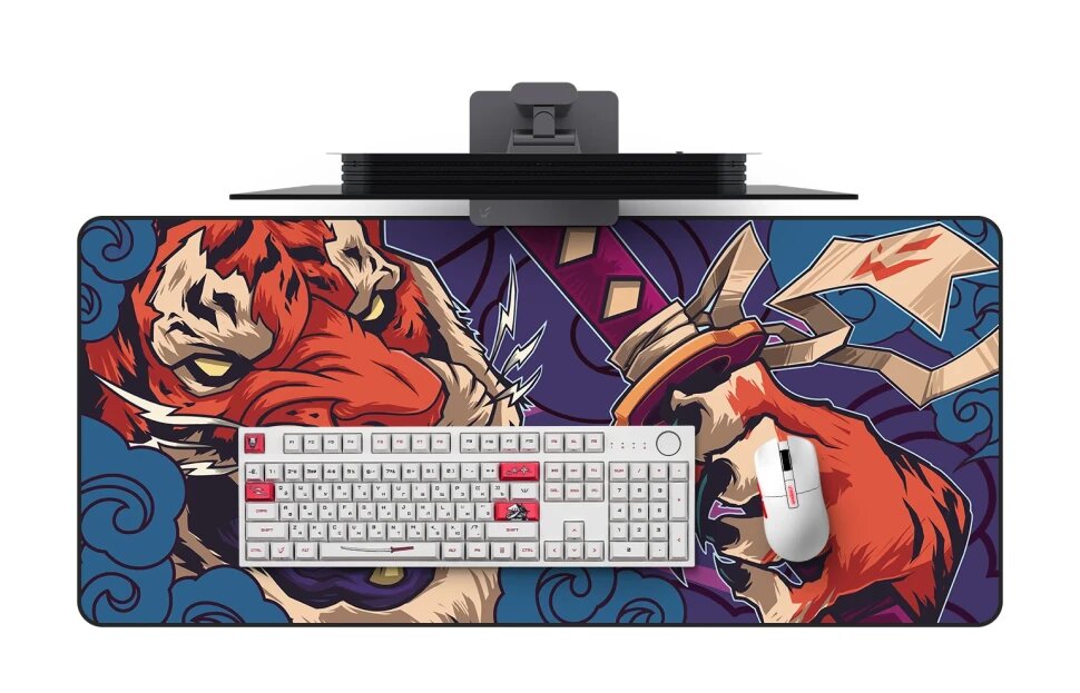 Коврик ARDOR GAMING GM-XL Asia Tiger (XL) разноцветный, 900 мм x 400 мм x 4 мм