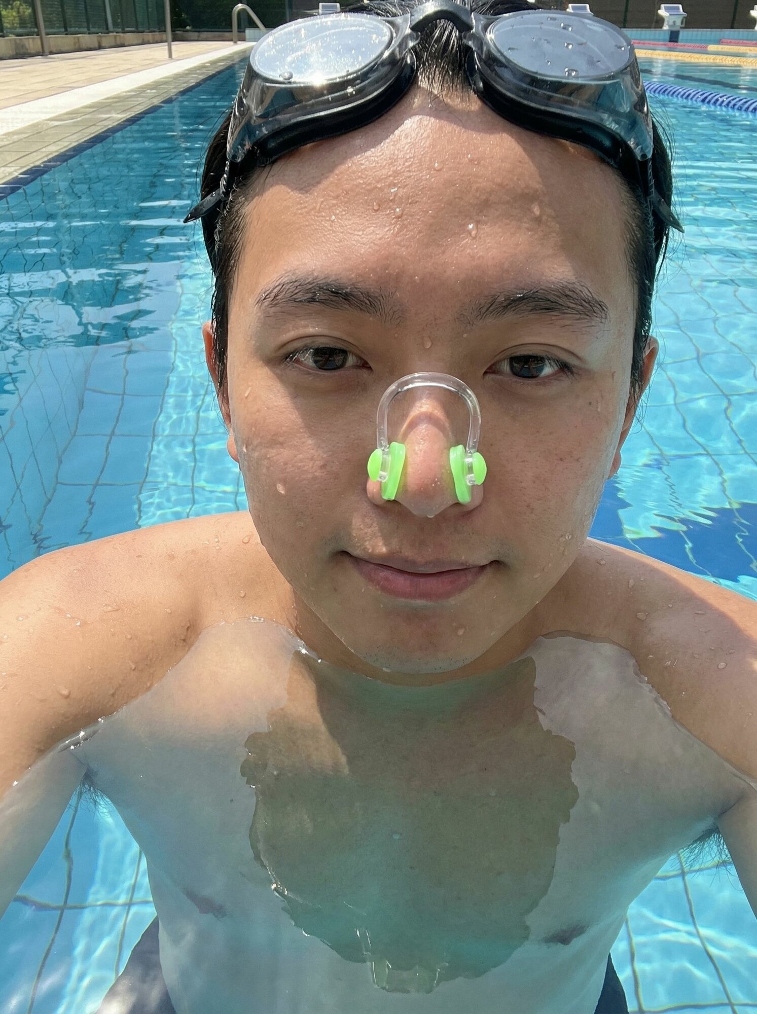 Зажим для носа, зелёный — фото 1