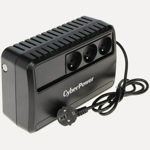 Изображение товара Источник бесперебойного питания (ИБП) CyberPower BU600E, 600 В·А, 360 Вт, 3 розетки Schuko, линейно-интерактивный
