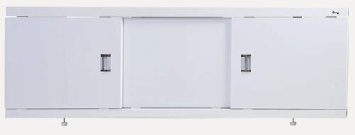 Изображение товара Экран Emmy Виктория из МДФ, белый, экран под ванну, прямоугольный, с комплектом ножек