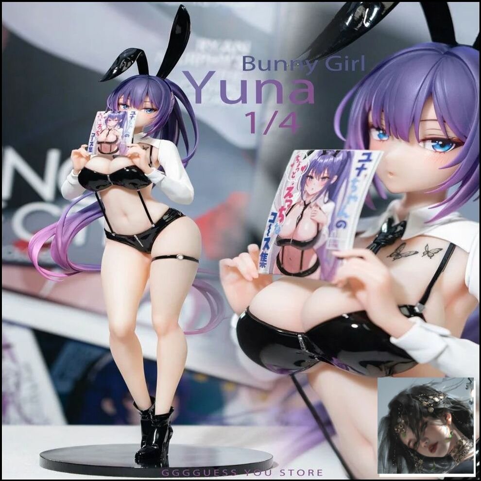 Аниме фигурка Original Yuna 1/4 Bunny Girl Ver. коллекционная модель 25.5 см пластик