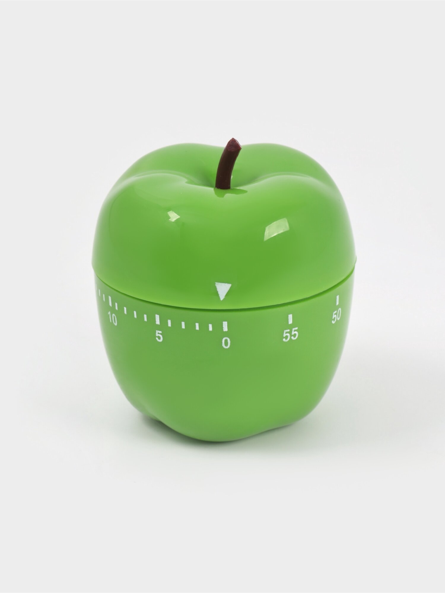 Таймер механический Доляна «Яблоко», кухонный, 6.5×7 см, зелёный