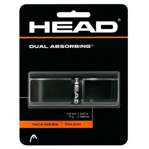 Базовый грип Head Dual Absorbing Grip BK Унисекс цвет черный