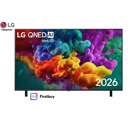 фото Телевизор lg 65qned85b6c. arug (2026), 65", 4k ultra hd, qned, 120 гц, mini led, wi-fi, bluetooth