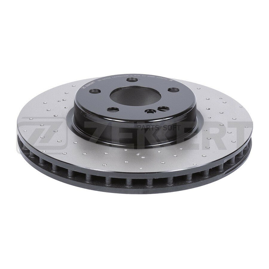 ZEKKERT BS-6676B Диск тормозной перед. MB C-Class (A205 C205 W205 S205) 13- (с покрытием) ()