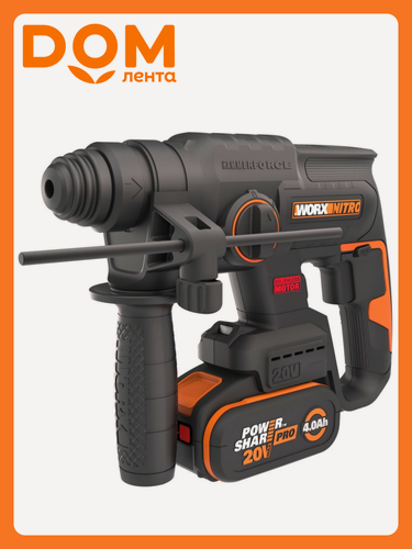Изображение товара Перфоратор аккумул. worx wx381 20В 2*4Ач