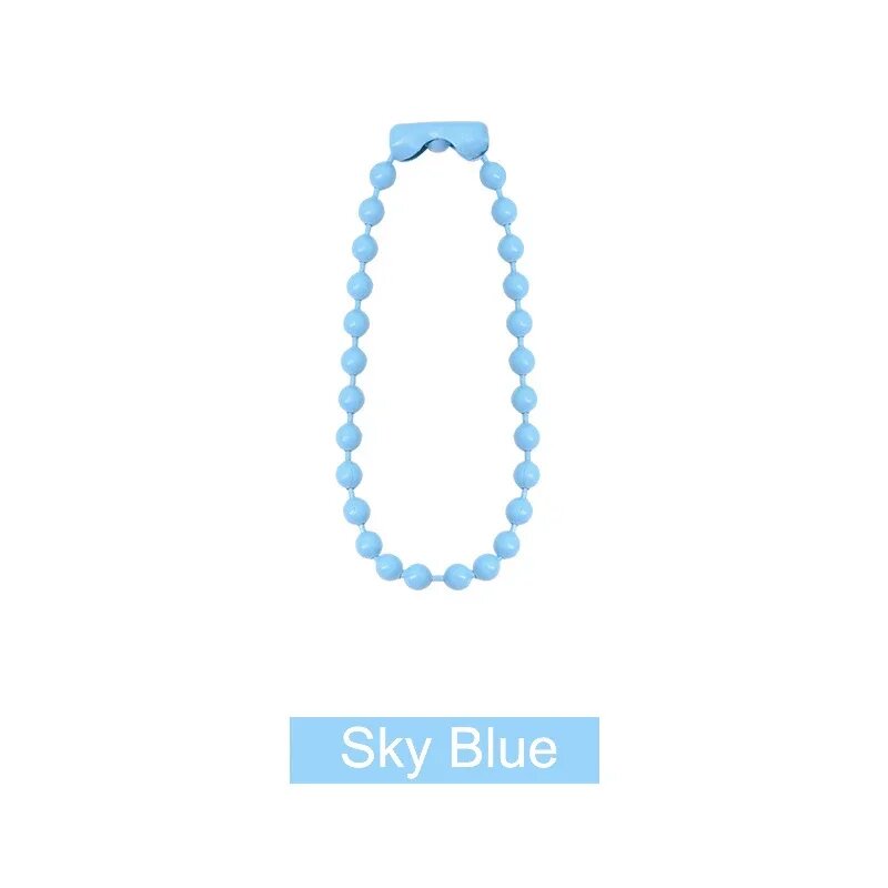 Металлические цепочки из бисера V-REX 20/50 шт. 2.4mmx10cm - 20pcs, Голубой, Sky Blue