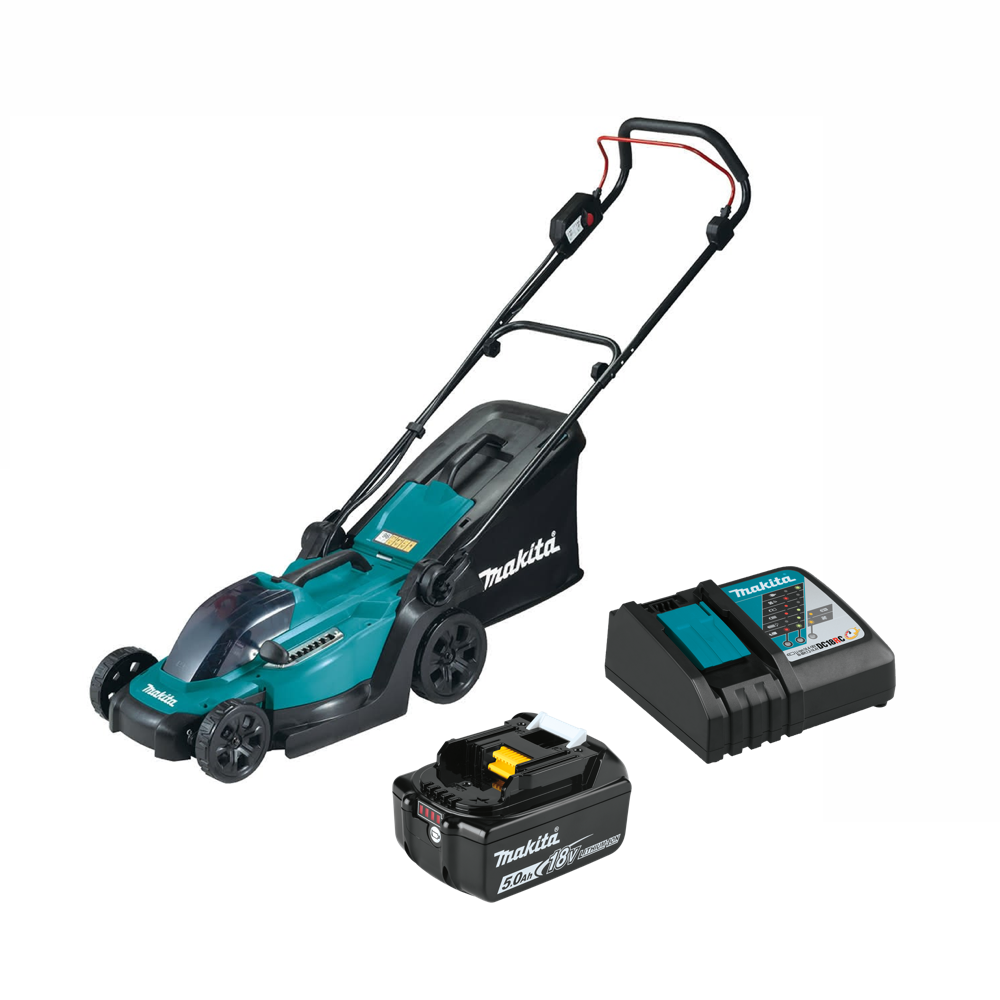 Аккумуляторная газонокосилка Makita LXT DLM330RT