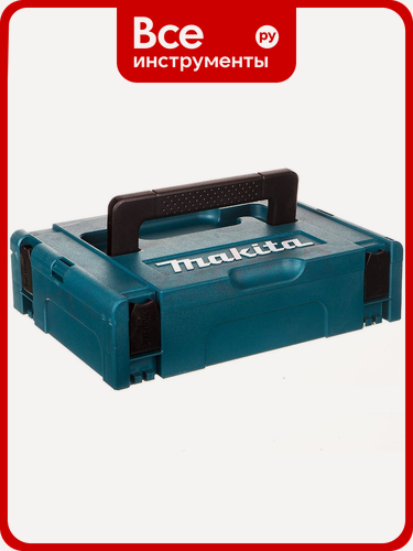 Изображение товара Кейс Makita тип 1 Makpac 821549-5 синий, пластиковый корпус, предназначен для электроинструмента, ящик с ручкой