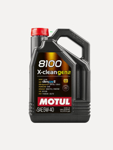 Изображение товара Масло моторное Motul 8100 X-Clean GEN2 5W-40 синтетическое 5л