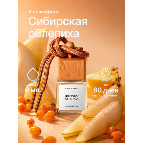 фото Scent bureau сибирская облепиха автопарфюм / автодиффузор / ароматизатор для автомобиля, офиса, дома
