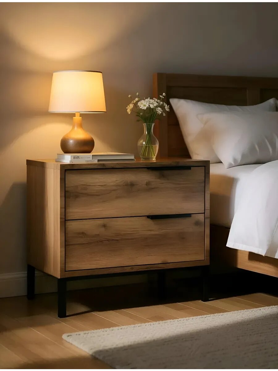 Тумба прикроватная Лофт- 2 дуб делано