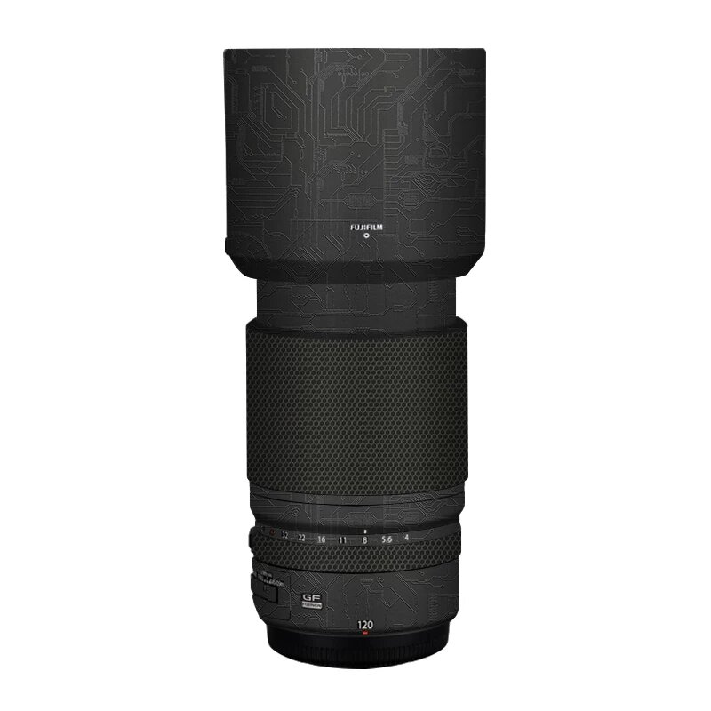Защитная пленка для объектива Fujifilm GF120 F4 с матовой поверхностью, черный с циркуитным узором, устойчивая к