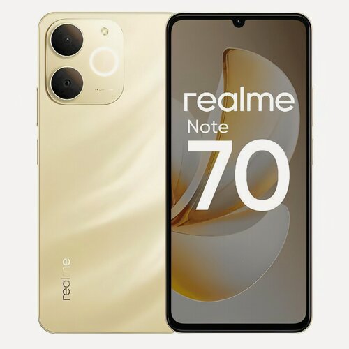 Изображение товара Смартфон realme Note 70 RMX5313 6+128 Золотой