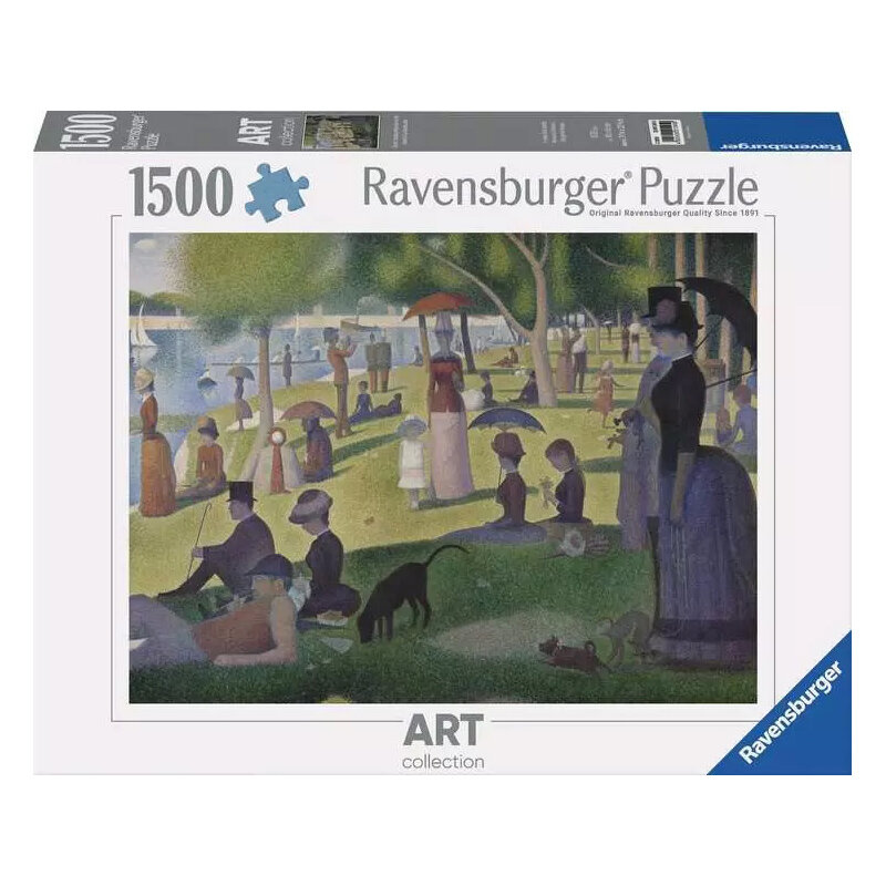 Пазл Ravensburger 1500 Воскресный день на острове Гранд-Жатт - Сёра, арт.01245