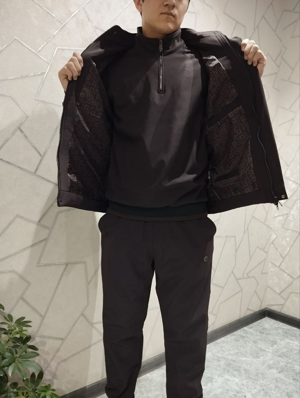 Комплект одежды Ermenegildo Zegna, размер L, коричневый — фото 1