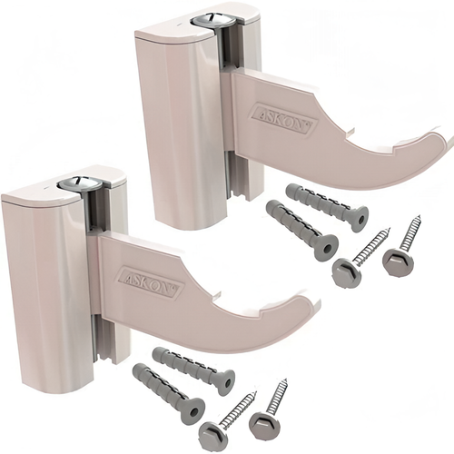 ASKON Кронштейн для секционных радиаторов регулируемый белый комплект 4 шт 1099₽