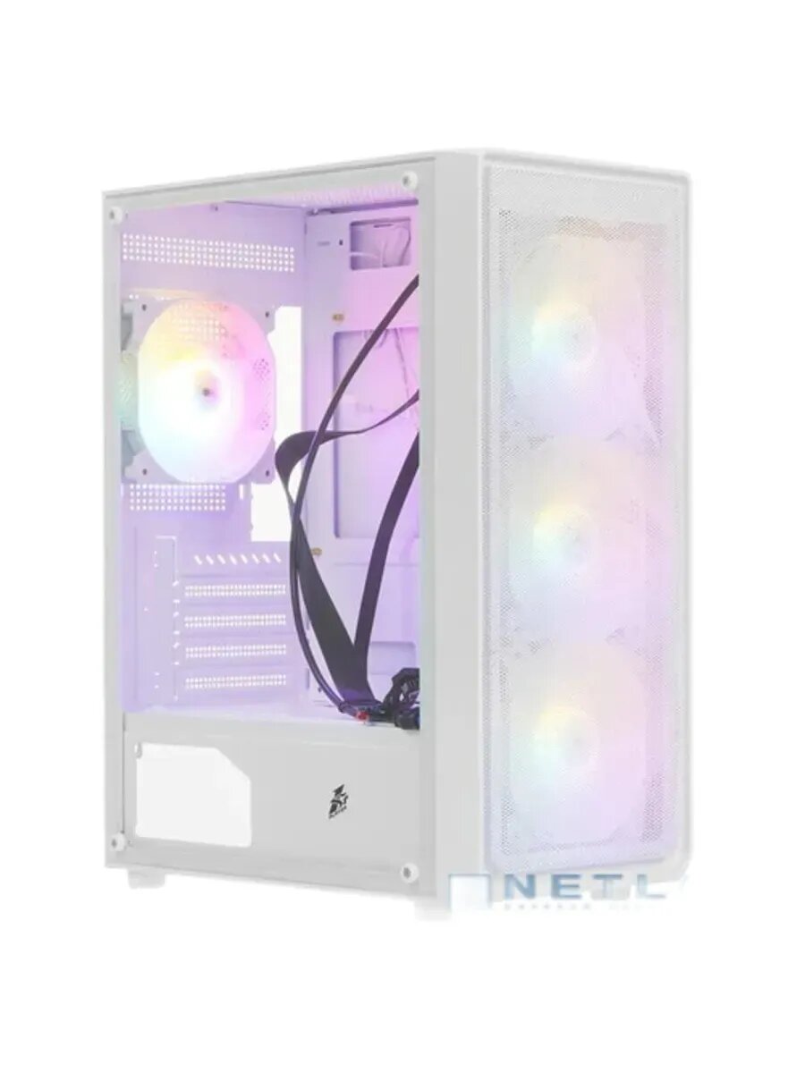 Корпус для ПК FD3 White / ATX / 4x120mm LED fans inc. / FD3-WH-4F1-W