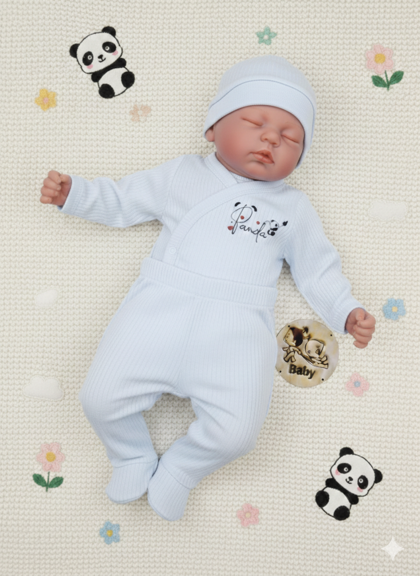 Комплект одежды TAKRO 1, размер 1-2 мес, голубой — фото 1