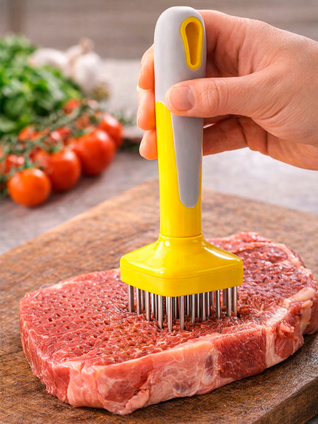 Тендерайзер для мяса из нержавеющей стали размягчитель стейков для идеального гриля