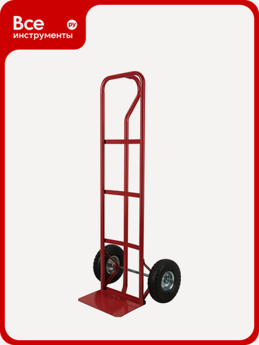 Изображение товара Тележка грузовая Caster ТН-1805 ручная двухколесная с пневматическими резиновыми колесами профессионального класса