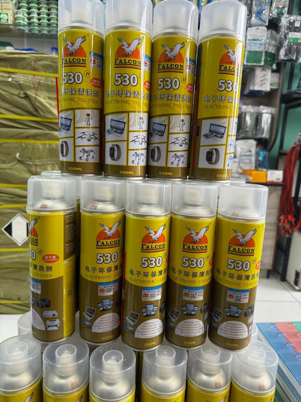 Очиститель электроники Falcon 530 спрей 550 мл для техники и гаджетов