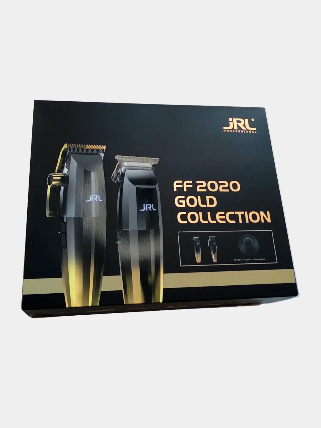 Набор для стрижки JRL Limited Gold Collection, машинка + триммер — фото 1