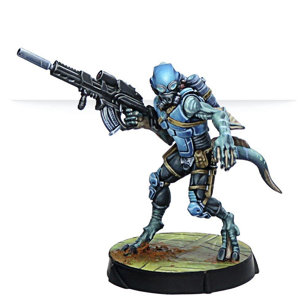 Набор миниатюр для настольный игры Inifinity Helot Militia (PanOceania) — фото 1