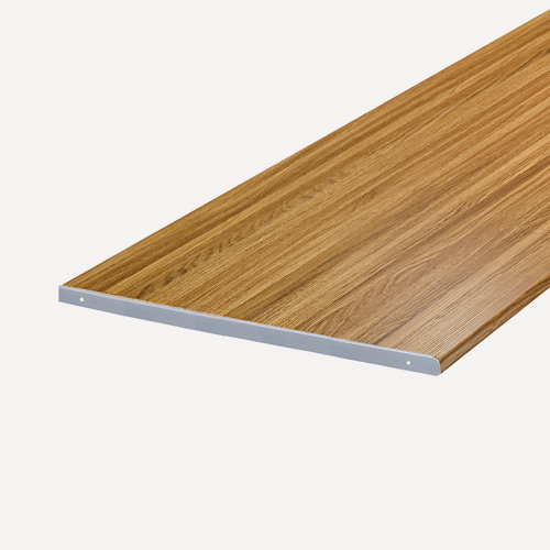 Изображение товара Столешница для кухни Скиф 75х60x2,6см с торцевыми планками. Цвет - Золотистый дуб