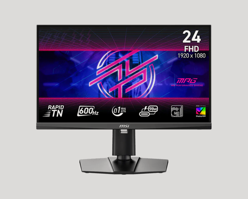 Изображение товара Монитор 24.1" MSI MPG 242R X60N (Rapid TN, 1920x1080, 0.5 ms, 178/178, 600Hz) черный