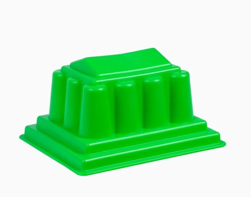 Формочка для песка Эра Акрополь, пластиковая, зеленая