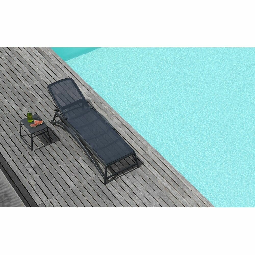 Столик для шезлонга NARDI POP (ПОП), пластиковый, цвет белый, для улицы — фото 1