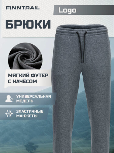 Изображение товара Брюки джоггеры Logo с начёсом