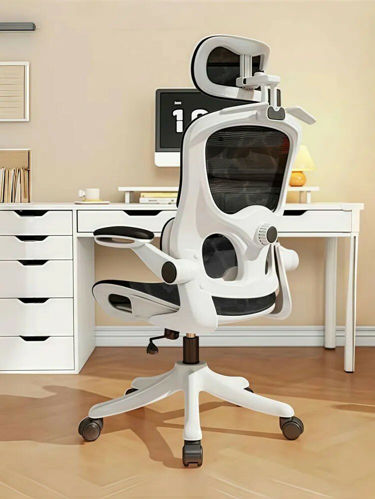 Кресло офисное/ кресло компьютерное игровое, с механизмом качания, 3d-подголовником, выполненный в эргономичном дизайне