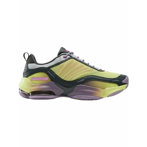 фото Кроссовки reebok dmx series 3000, полнота f (eu)/ на среднюю стопу, размер 8,5 us, желтый/фиолетовый