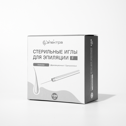 фото Иглы для электроэпиляции электра без изоляции f2, 100 игл