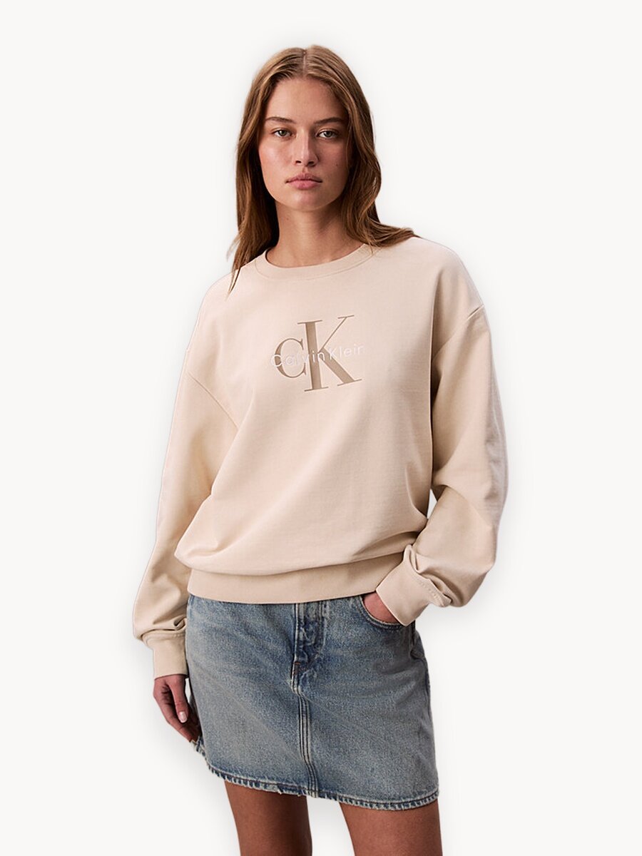 Свитшот Calvin Klein Jeans Cropped Monogram Sweatshirt