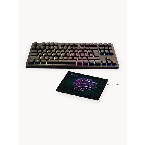 Игровой набор проводной Intro GXZ840 клавиатура мышь коврик 1330₽