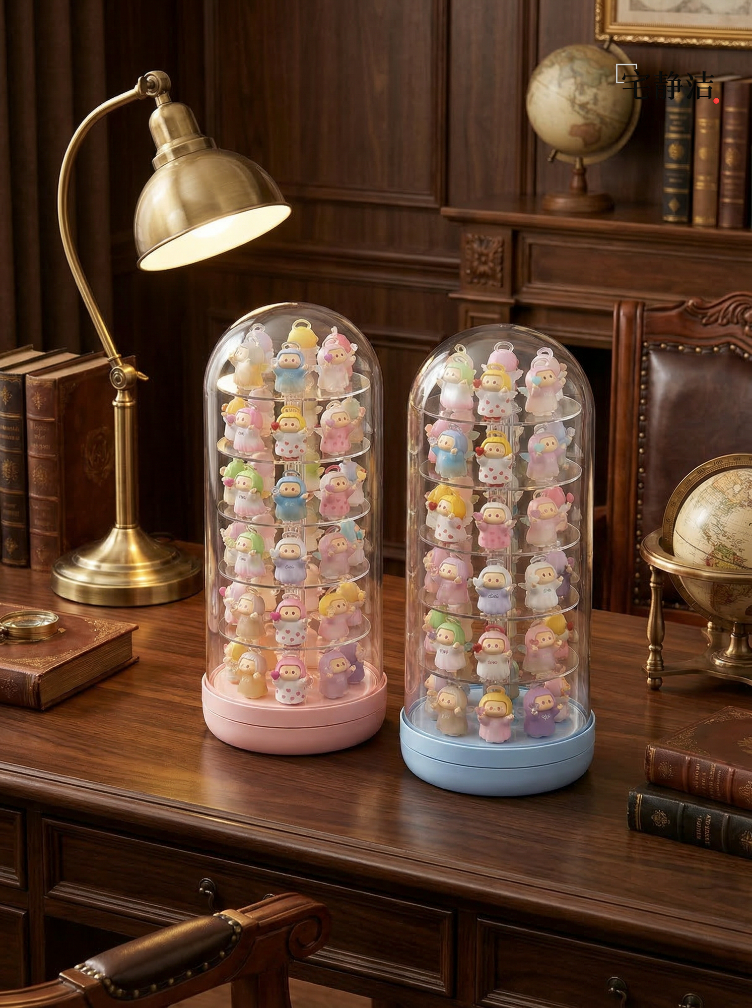 Витрина для фигурок Yoyo, милые фигурки, игрушки Miniso, демонстрационный шкаф, коробка для хранения, подставка для