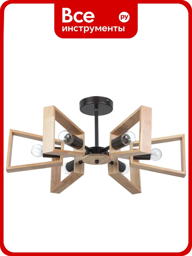 Потолочная люстра Arte Lamp BRUSSELS A8030PL-6BK