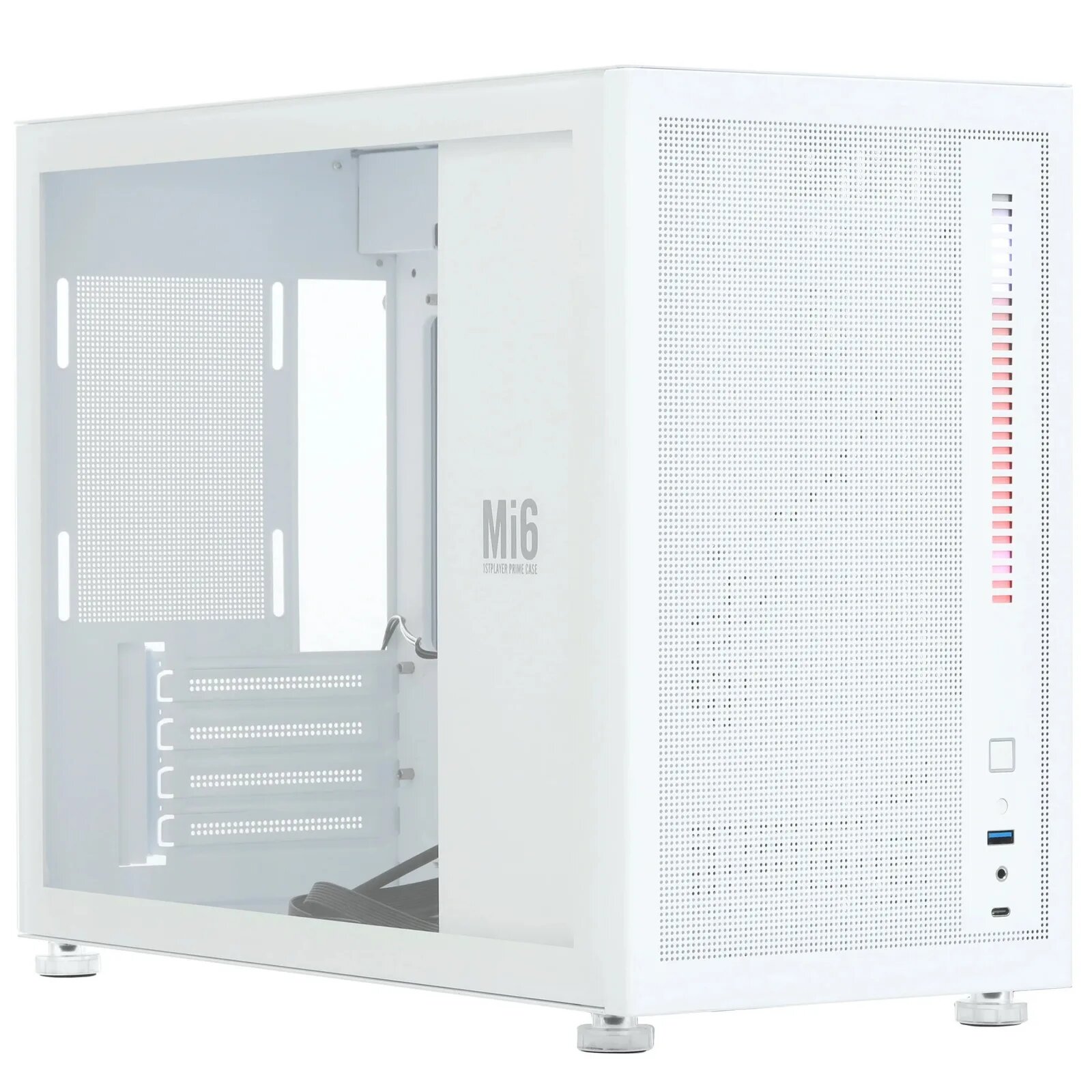Корпус 1STPLAYER MIKU Mi6 White / mATX / Mi6-WH