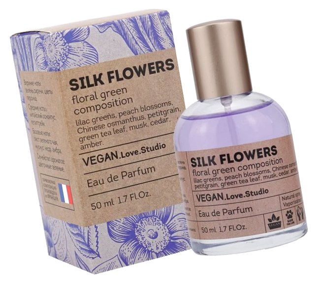 Delta Parfum Vegan Love Studio Silk Flowers духи для женщин 50 мл - Дельта парфюм Веган Студио